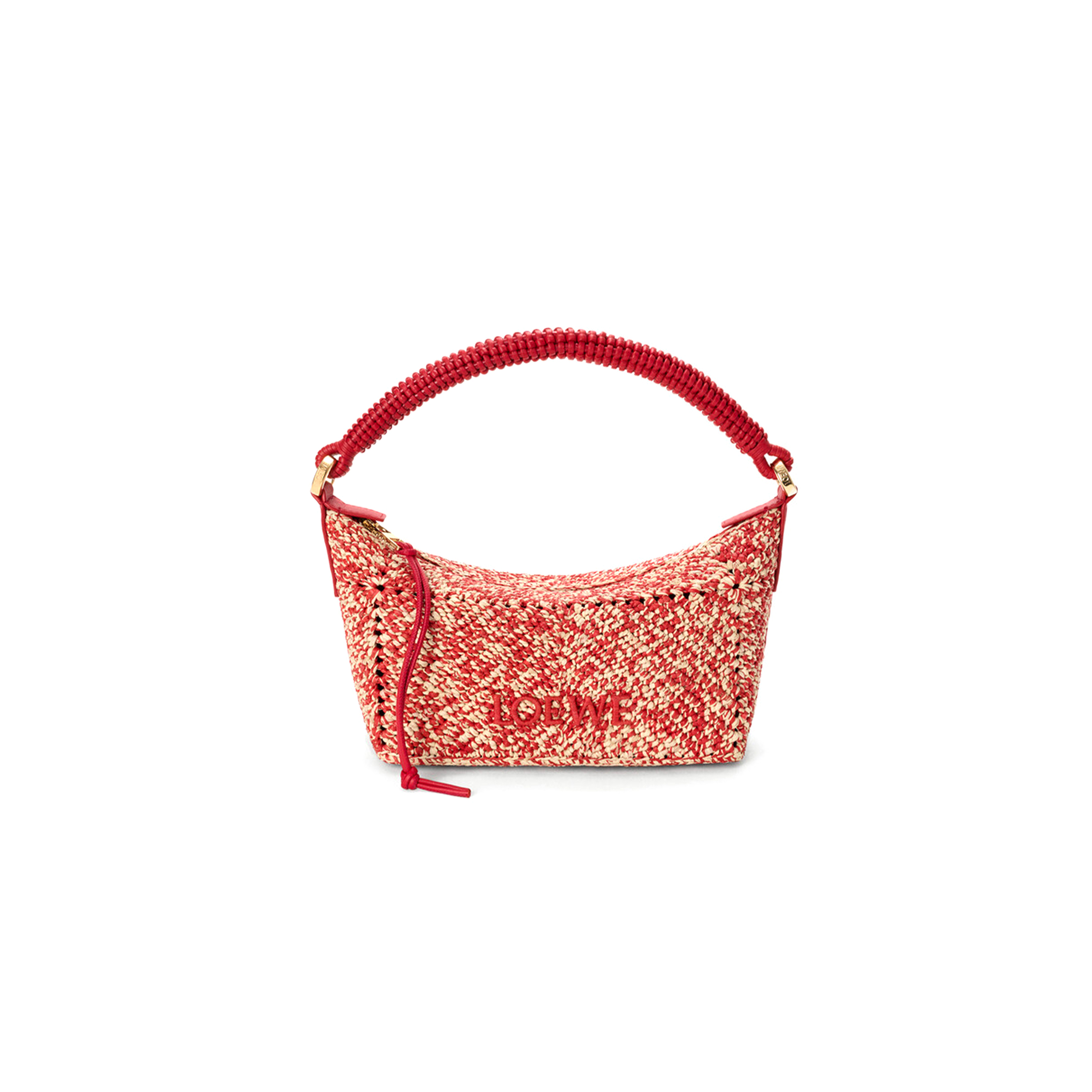 LOEWE CALA MINI BAG IN MELANGE RAFFIA A120HPLX16 (26*13*10cm)